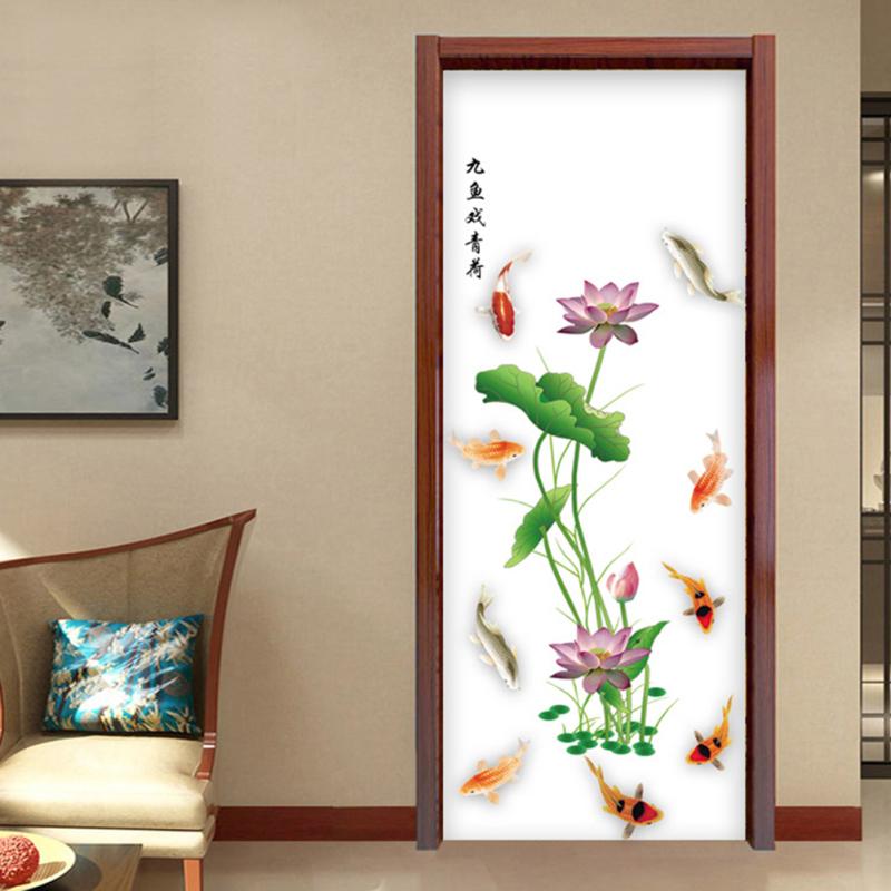 Autocolante De Perete Lotus Crap Tapet Autocolant Autocolante Pentru Decoratiuni Dormitor Sufragerie