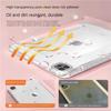 For Galaxy Tab A11 Plus 2025 11inch Cover Acrylic Clear Back With Pencil Holder Funda For Samsung Tab A9 Plus 11" Tablet Cover