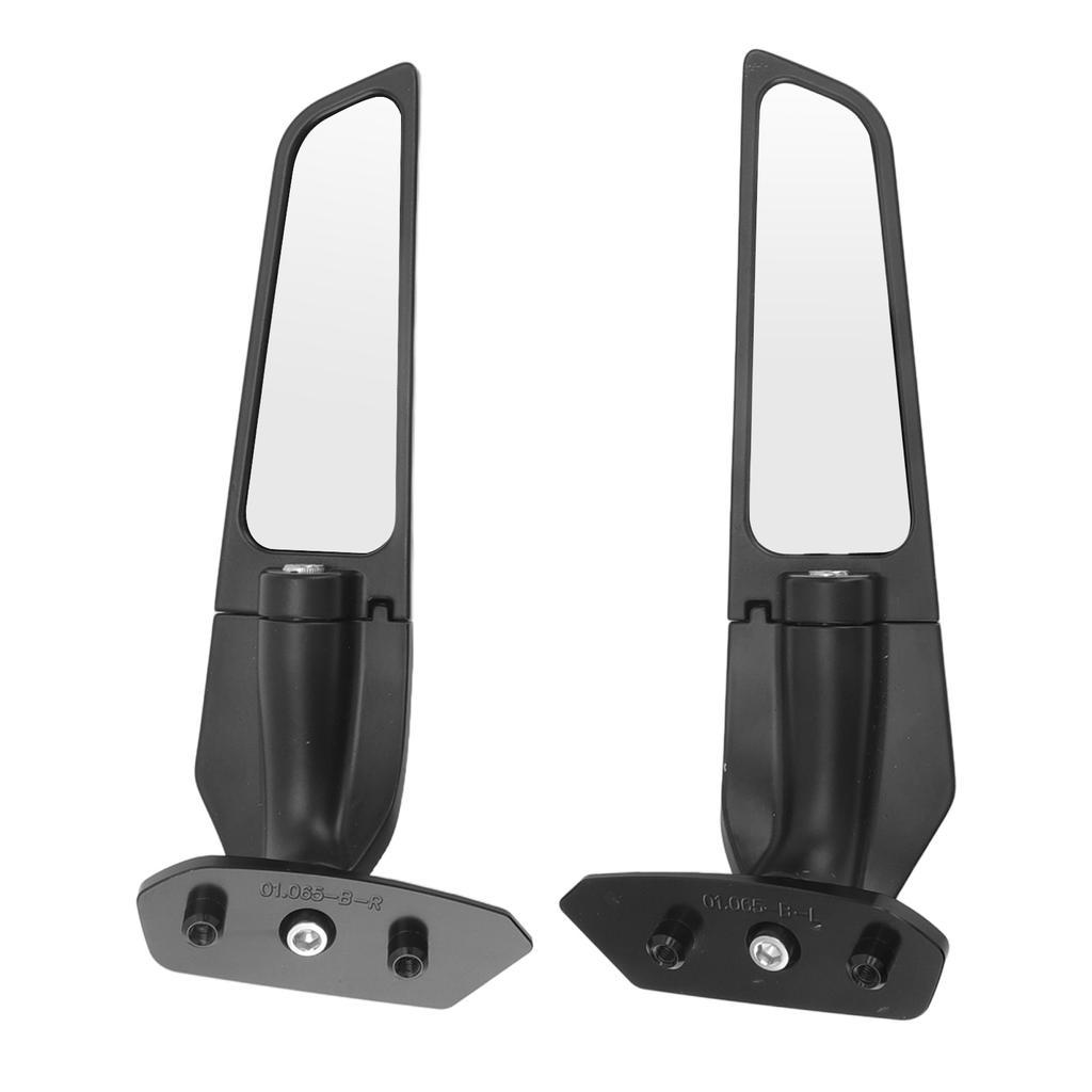 Motorcycle Wind Wing Mirror Rotatable Rearview Mirror Replacement for SUZUKI GSXR 1000 2017‑2021