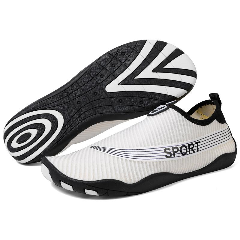 New Outdoor Creek Walking Shoes Non-slip and Wear-resistant Quick-drying Shoes Wading Shoes Rubber Sole Breathable Mesh Barefoot Water Shoes