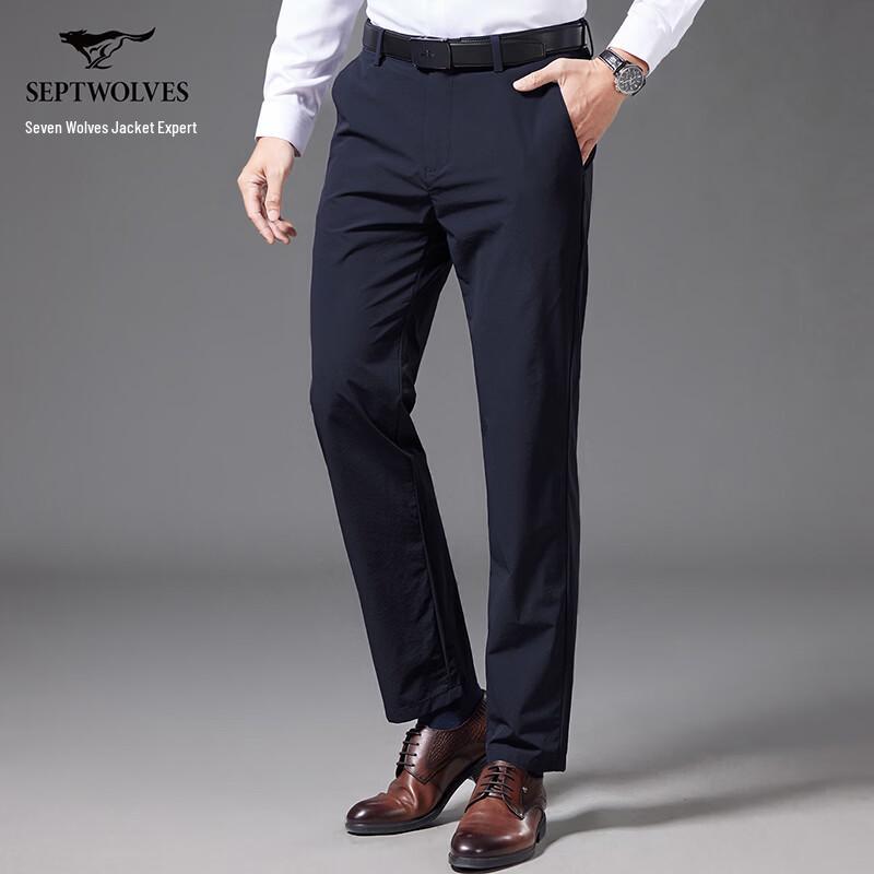 

Septwolves Men s Lightweight Straight-Leg Casual Pants 33A