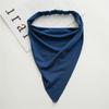 New Fashion Bohemian Solid Color Hair Scrafs Turban Headband Sweet Cotton Headscarf Triangle Bandanas For Women Hair Accessories
