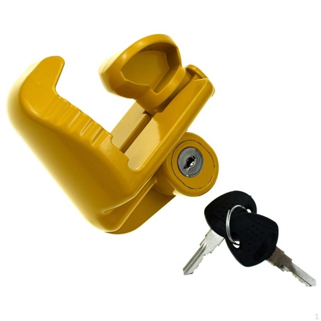 Trailer Hitch Coupler Lock AntiUnauthorized Removal HeavyDuty for RV Owners,