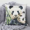 Cute Panda Print Decorative Cushion Cover Home Sofa Bed  Pillow