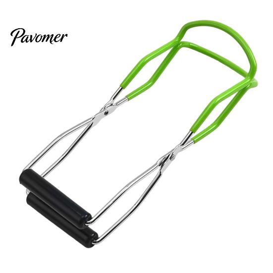 Canning Jar Grabber Tool Stainless Steel Tongs, Multipurpose Kitchen Lifter Plate Bowl Safe Handling Gripper, Non Slip Heat Resistant Clamp