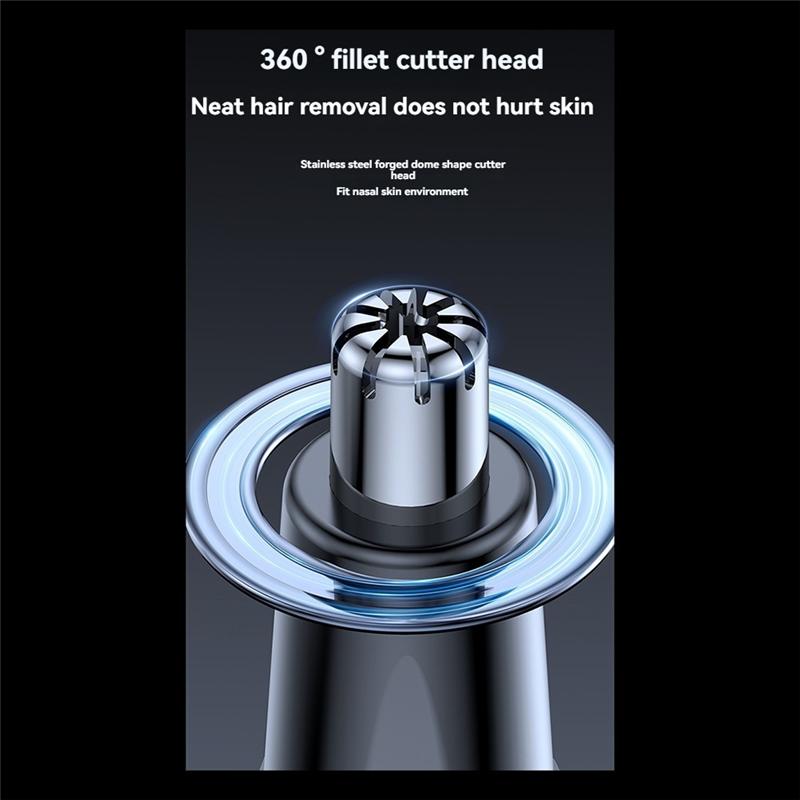 New Electric Nose Hair Trimmer Automatic Washable Trimmer Efficient And Safe, Compact Design For Travel A