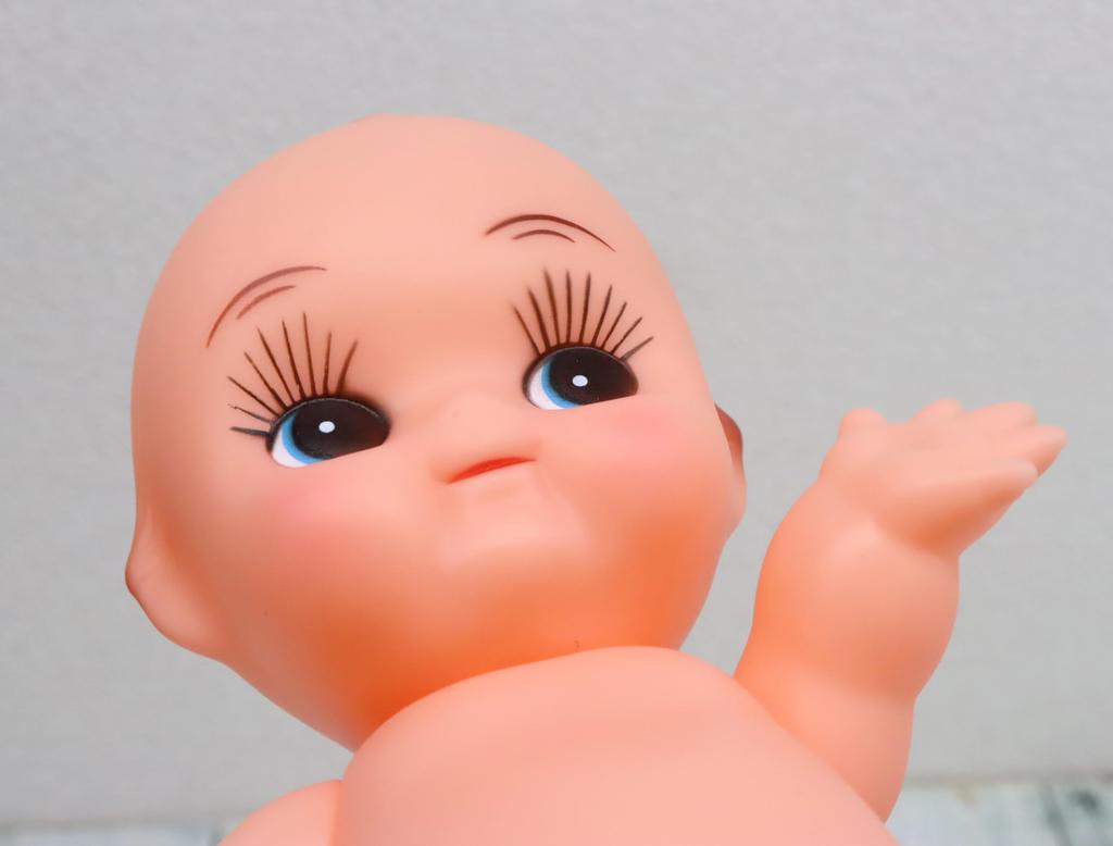Traditional Japanese Kewpie Doll, 25cm Long
