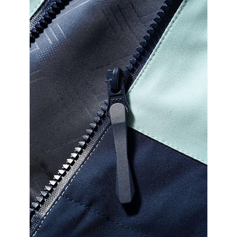 Outdoor Patchwork Contrast Color Jacket Outerwear Men's Spring and Autumn Windproof Waterproof Sports Trench coat Foreign Trade Men's Clothing Jacket