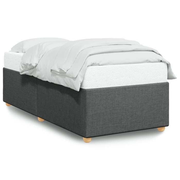 VidaXL Bed Frames Without Mattress Dark Grey 80x200 Cm Fabric 3284688