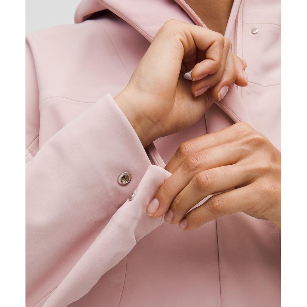 Lululemon Repelshell Cinch Back Rain Jacket Mink Berry