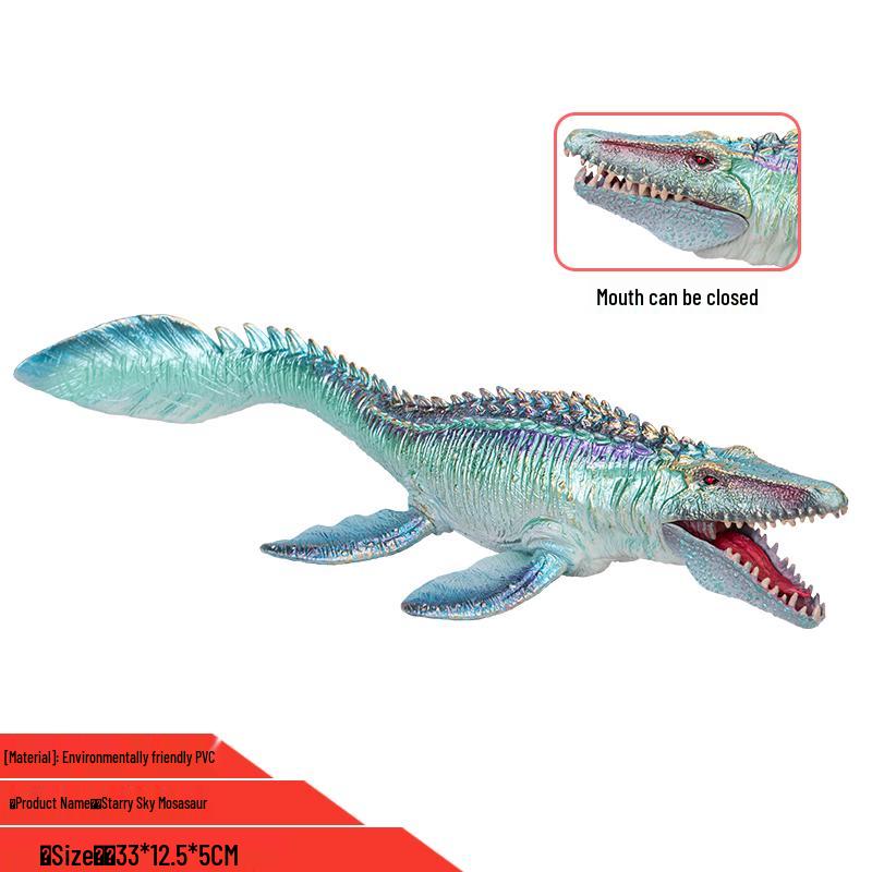 Dinosaur & Ancient Marine Life Model Toy Set: Mosasaur & Dunkleosteus