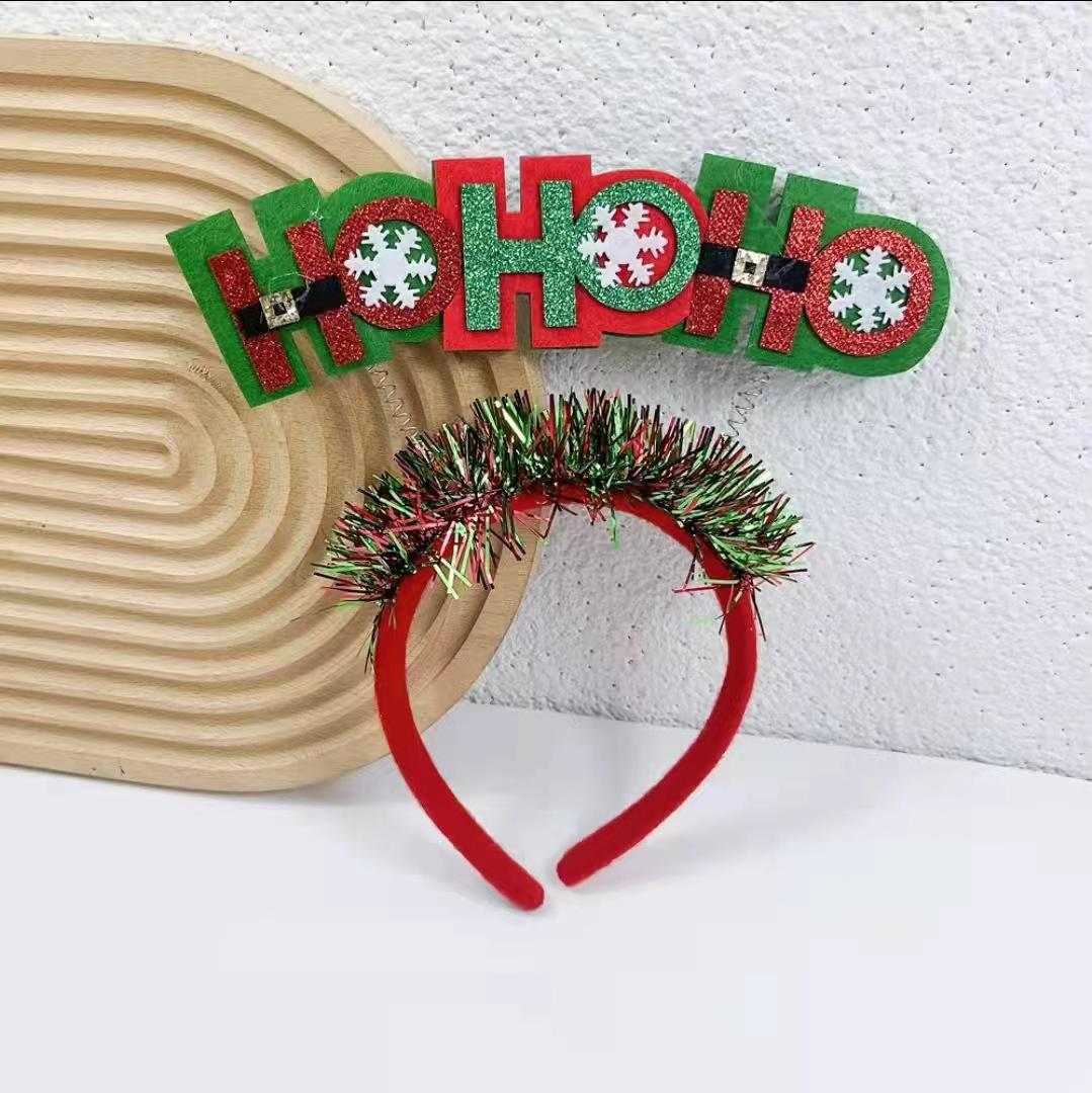 New Christmas Reindeer Antler Headband – Festive Decorations & Hair Accessories
