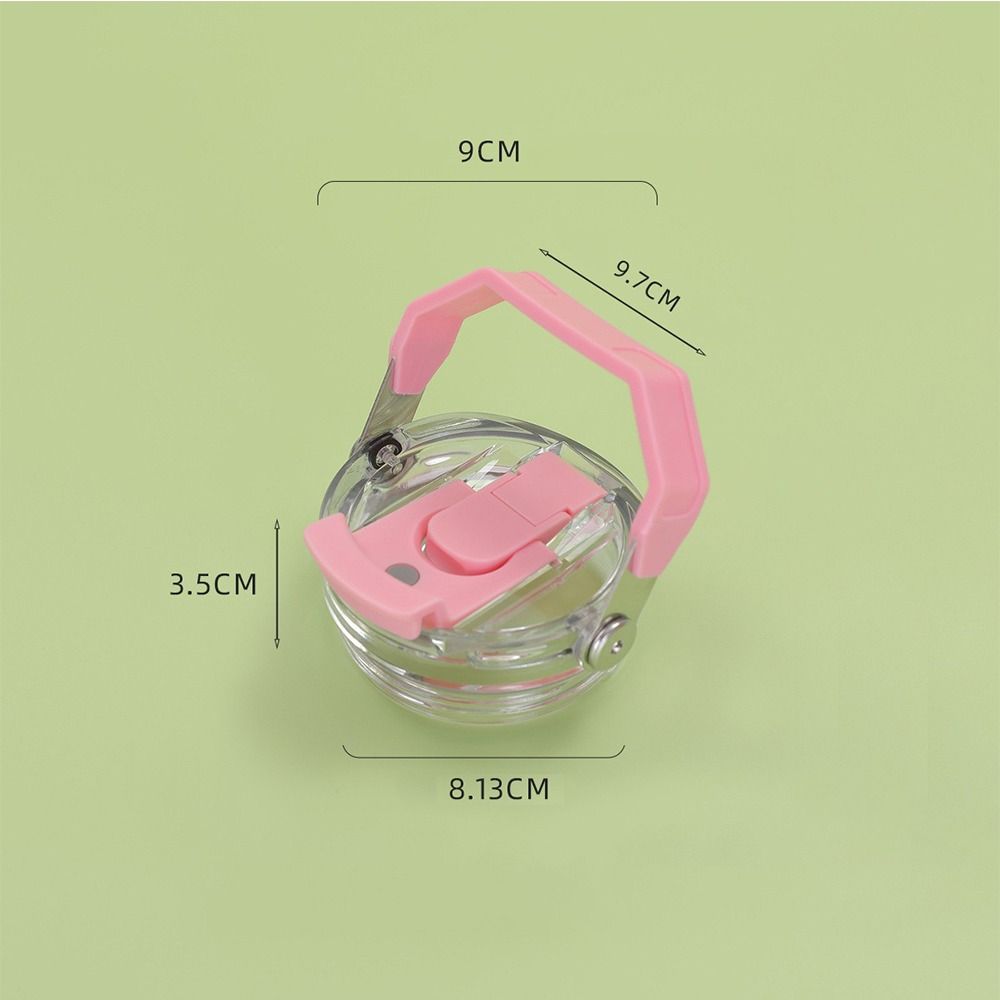Splash Spill Proof Bottle Lid Replacement Multicolor Cup Lid Transparent Therms Cup Cap for Tyeso 600/750/900 ml