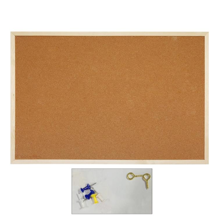 Elegante zweiseitige Kork-Pinwand Nachrichtenwand Heimdeko 30x40CM 40x60CM