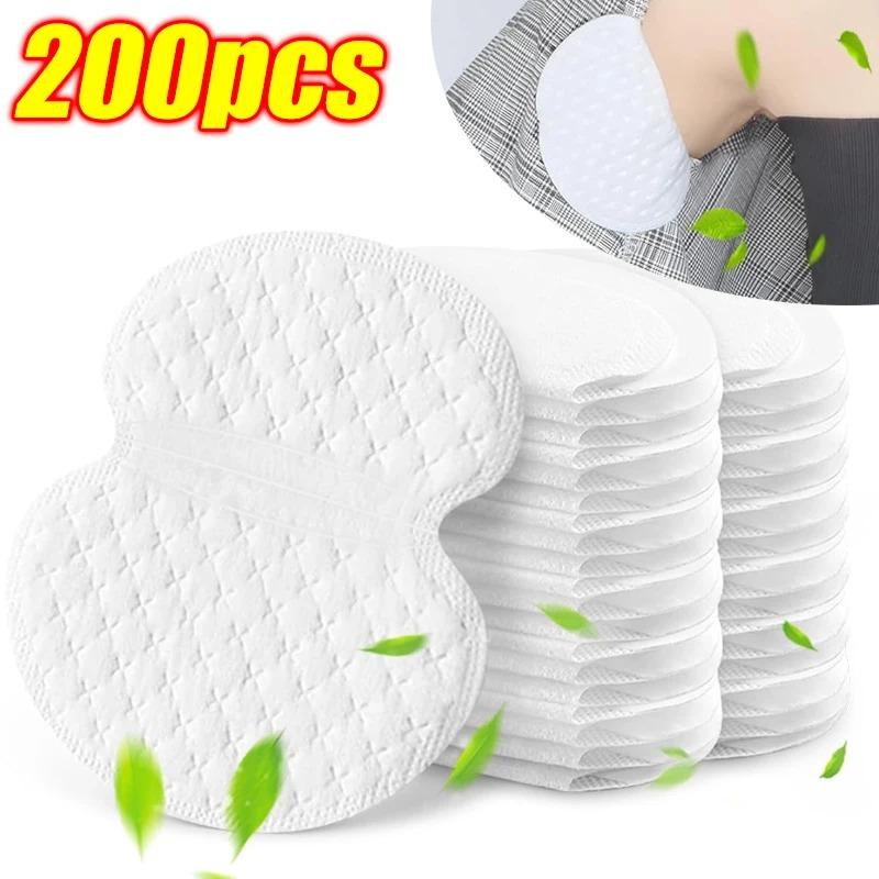 

20/50/100/200/300 шт. Подмышечные вкладыши от пота, моющиеся, влагопоглощающие прокладки, защита от пота на одежде 200pcs