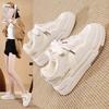 2025 New Winter Women's Shoes Versatile Casual Sports Cotton Shoes Trendy Velvet Warm Little White Shoes Women ZY1620-1