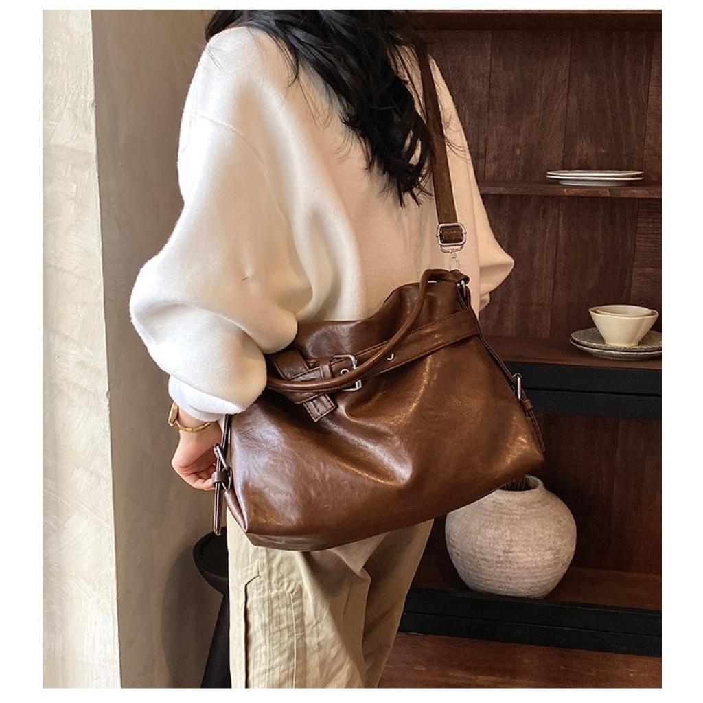 Xeie Thuk Borsa Hobo Unisex PU Tracolla Regolabile Quotidiana Casual
