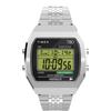 Timex Uni T80 Steel 36mm Watch, Stainless Steel/Digital/Stainless Steel. One Size, 36mm T80 Steel.