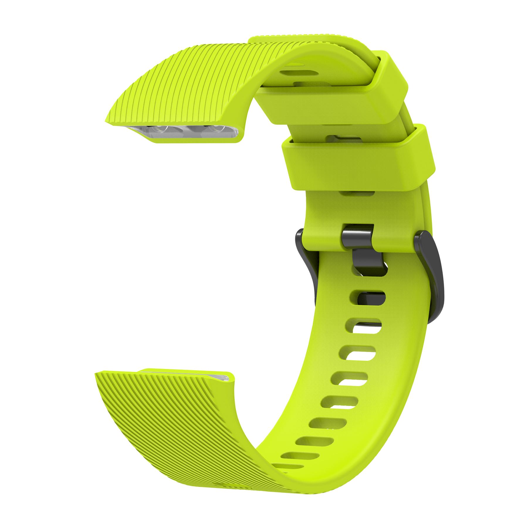 

Силиконовый ремешок для Garmin Forerunner 35/30, регулируемый ремешок для часов с черной пряжкой Green