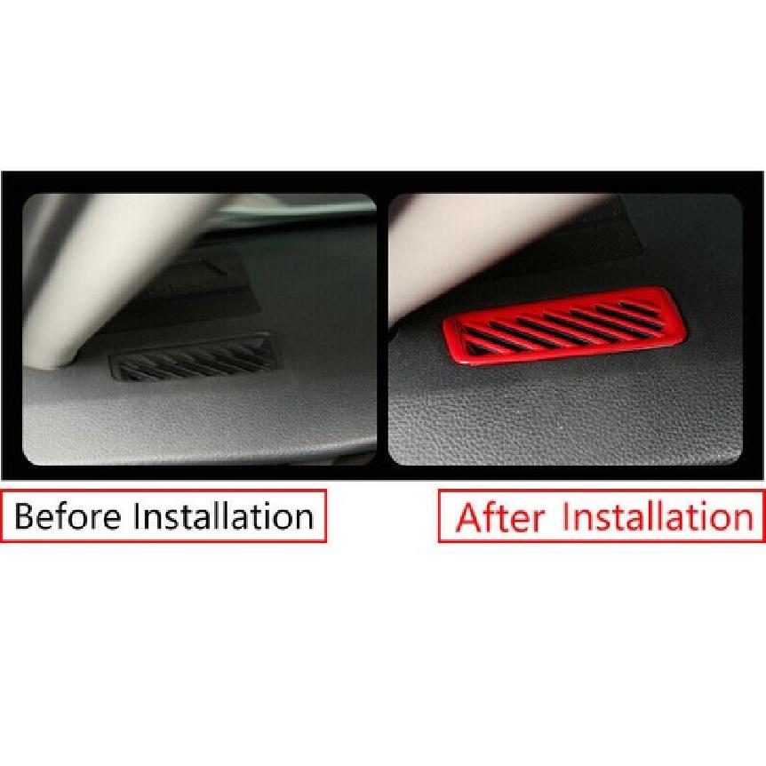 For Toyota RAV4 - Glossy Red trument L&R Air Outlet Vent Frame Trim