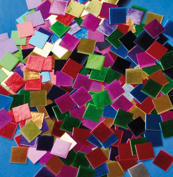 Diy Metallic Mosaic Paper Square 10X10Mm10Th