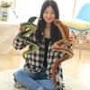 1pc 130cm Simulation Funny Snake Evil Plush Toy  and Python Snake Soft Stuffed Lifelike Child Kid Friend Trick Gift