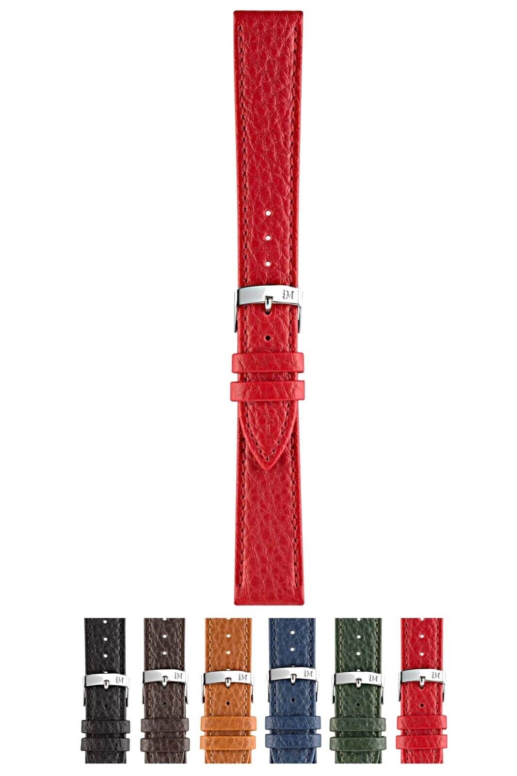 

MORELLATO Calfskin Watch Strap DUSTER 16mm Bright Red with Replacement Tool [Official Import] X4936C21083016