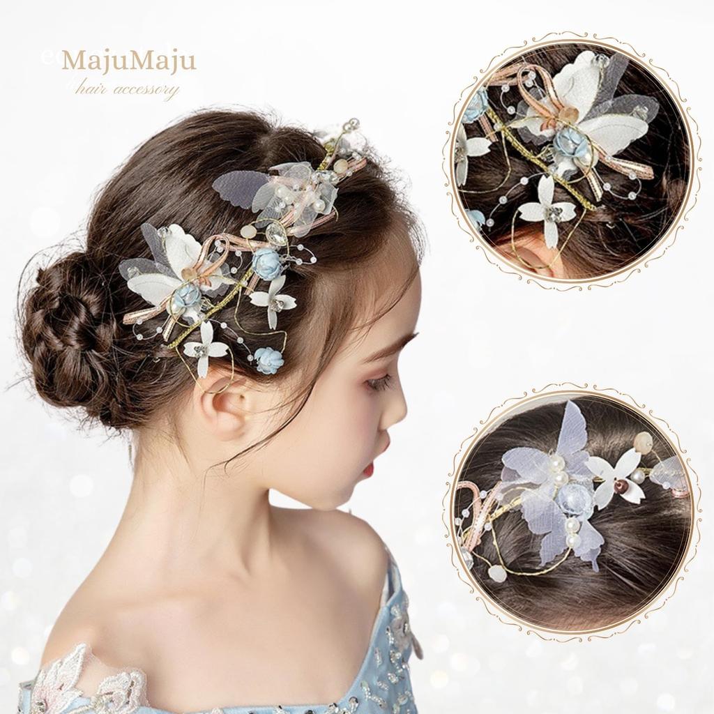 Hair Accessories, Headpieces, Handmade Hair Accessories for Girls and Children, Perfect for Piano Recitals (F) (PHC27)