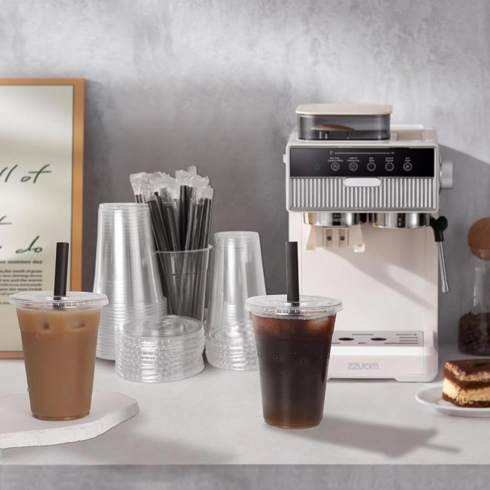 100PCS 1.1 MM Milkshake Straw Individual Packaging Bubble Tea Straw Practical Smoothies Straw  Party