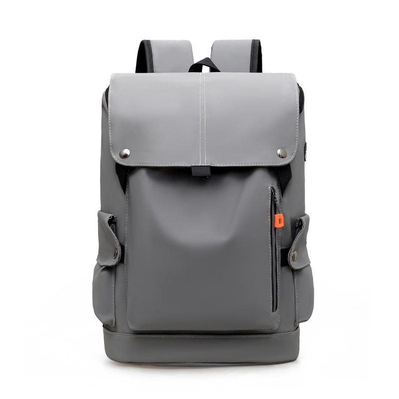 Minimalist Waterproof Backpack with Front Zipper Pocket Laptop Compartment Men's and Women's Urban Style Bag