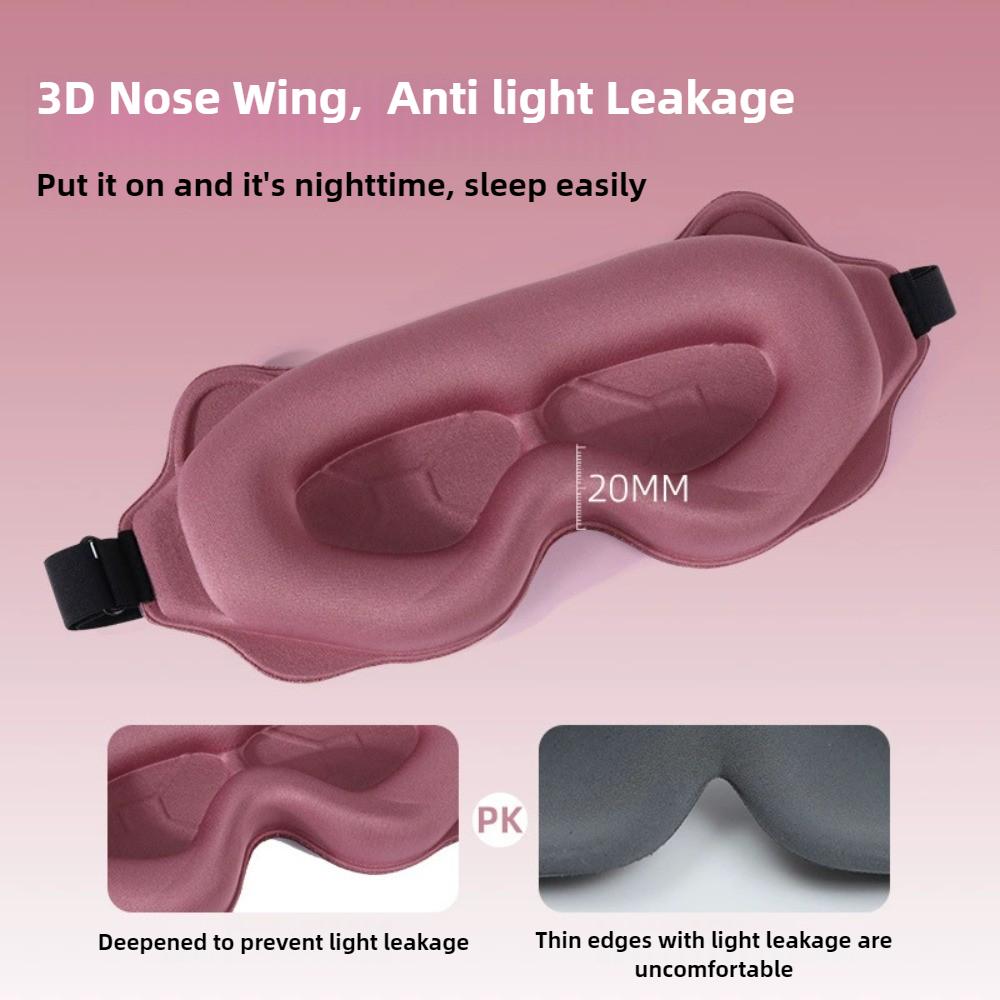 3D Sleeping Mask Block Out Light Sleep Mask For Eyes Soft Sleeping Aid Eye Mask for Travel Eyeshade Night Blindfold Eyepatch