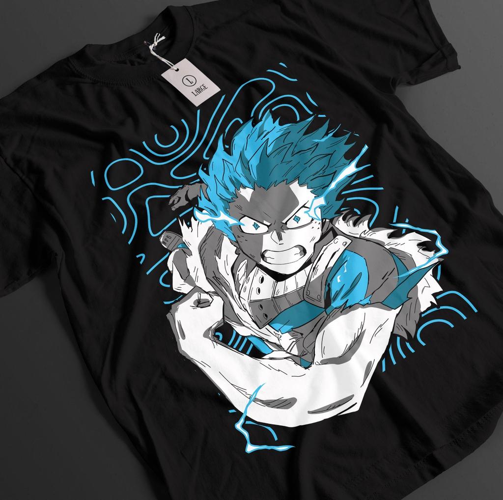 My Hero Academia Shirt Deku Tshirt Bakugo All Might Top Todoroki Mha Unisex Tee
