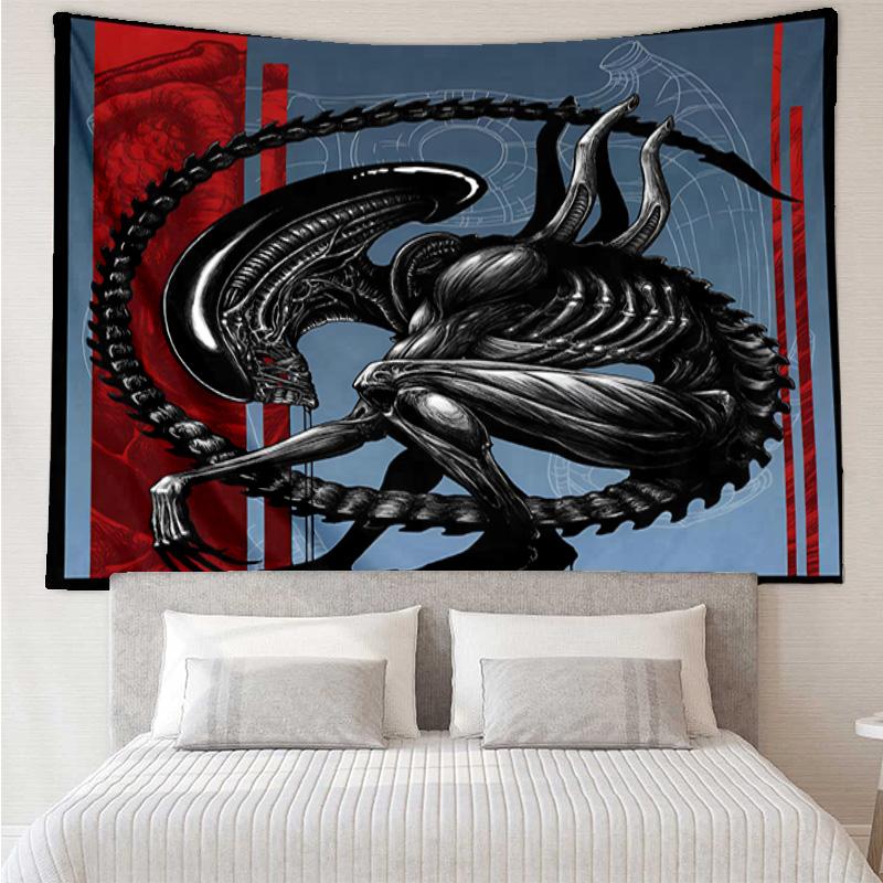 Alien Ornate Frame Quick-Dry Tapestry Hanging for Bedroom,Livingroom, Playroom,Decor Art Room Wall Tapestry Holiday and Birthday Gifts