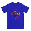 DM Dice Master Guide DnD Merch Shirt for Unisex Women Dungeon Dragon Game Amazing Cotton Printed Tee