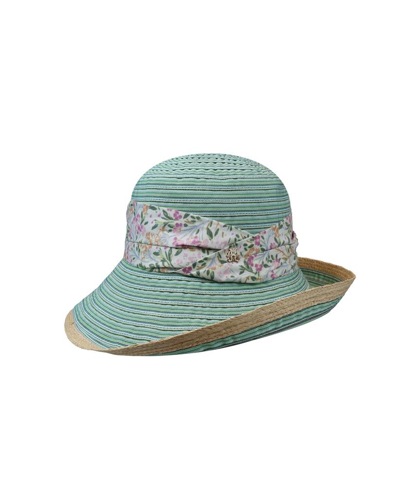 Kaliseumontapone Floria Heritage Raffia Cloche Hat