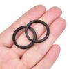 [AutCreation] titanium key holder ring key ring lightweight key ring Outer circumference 10mm/15mm/20mm/25mm/30mm black (25mm)
