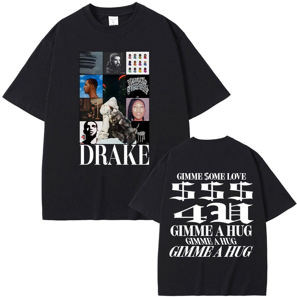 Rapper PARTYNEXTDOOR & Drake Some Sexy Songs 4 U SSS4U 2025 Double Sided Print T Shirts Men Fashion Hip Hop Oversized T-shirts
