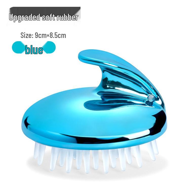 Silicone Scalp Scrubber Massage Comb for Itch Relief and Shampooing