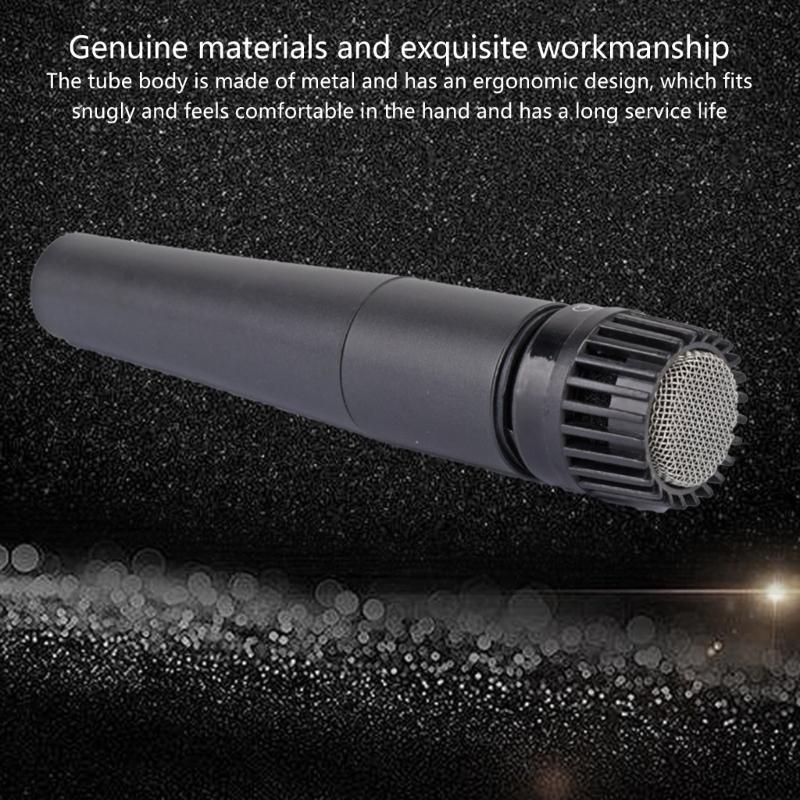 Dynamic Microphone for Studio Recording and Live Performances SM57 Small Metal Microphone for Stereo Studio