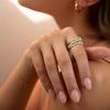 Elegant Minimalist Stackable Rings for Women Stainless Steel  Perfect for Daily Wear Ring Jewelry Gifts