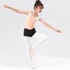 Zhiyouban Kinder Tanzshorts, Hoch tailliert, Schwarze Ballett-Leggings für Mädchen, Dreiviertel-Hosen für Training, Tanzen und Prüfungen