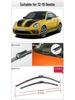Volkswagen Beetle Frameless Silent Front Wiper Blade with Original Rubber Strip