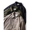 American-Style Corduroy Thickened Work Shirt for Men, Autumn and Winter Long-Sleeve Casual Jacket, Export Men's Waffle Shirt