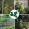36Pcs Green Bamboo Canes Stick End Caps PVC For Injury Prevention for Home Garden Fence Stick Safety Cane Caps