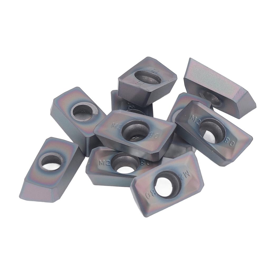 10 Pcs Woodworking Turning Insert Lathe Carbide Finishing Blades Coated CNC Milling Cutters