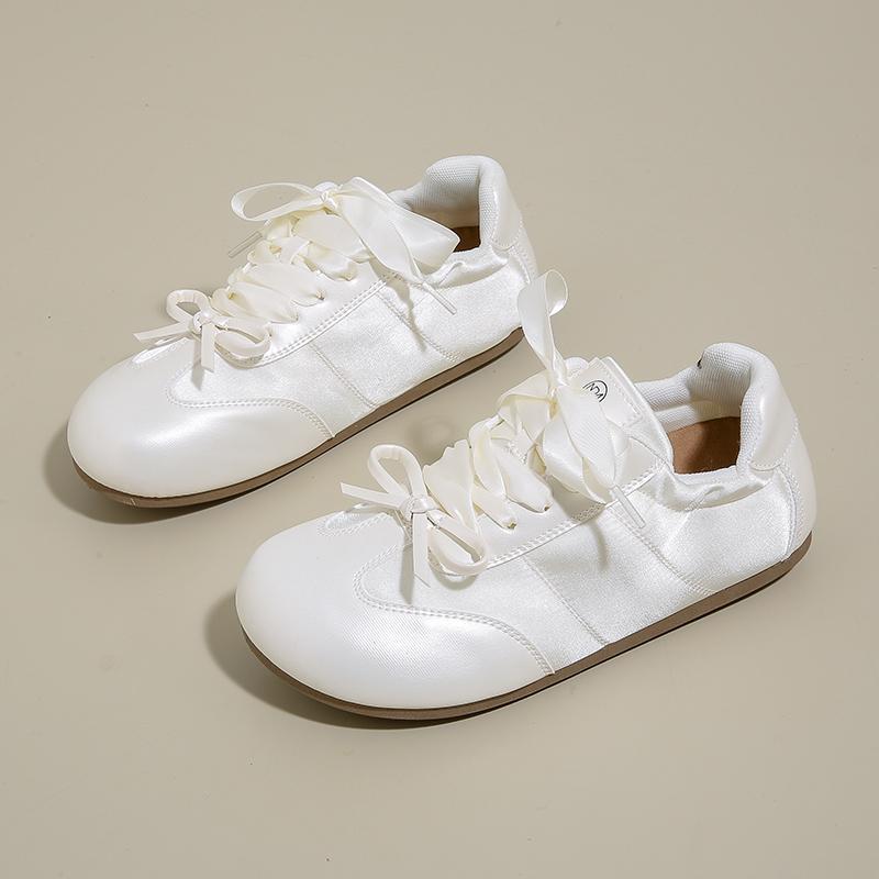 

Модные корейские кроссовки для тренировок в немецком стиле 2025 года для женщин, легкая спортивная и повседневная обувь для студентов 40 бежевый