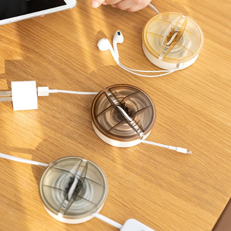 Large-Capacity Cable Organizer Data Cable Storage Desktop Cable Management Wire Arrangement Charging Cable