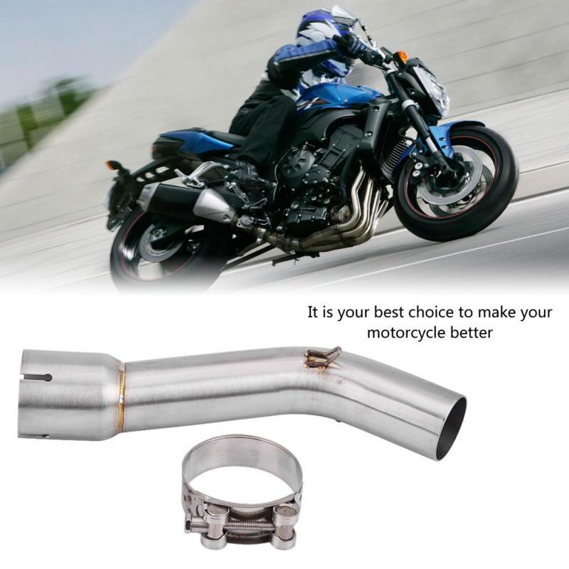 Motorcycle Full Exhaust System Vent Middle Pipe Link Connect For 250 390 Rc390 2017 2018
