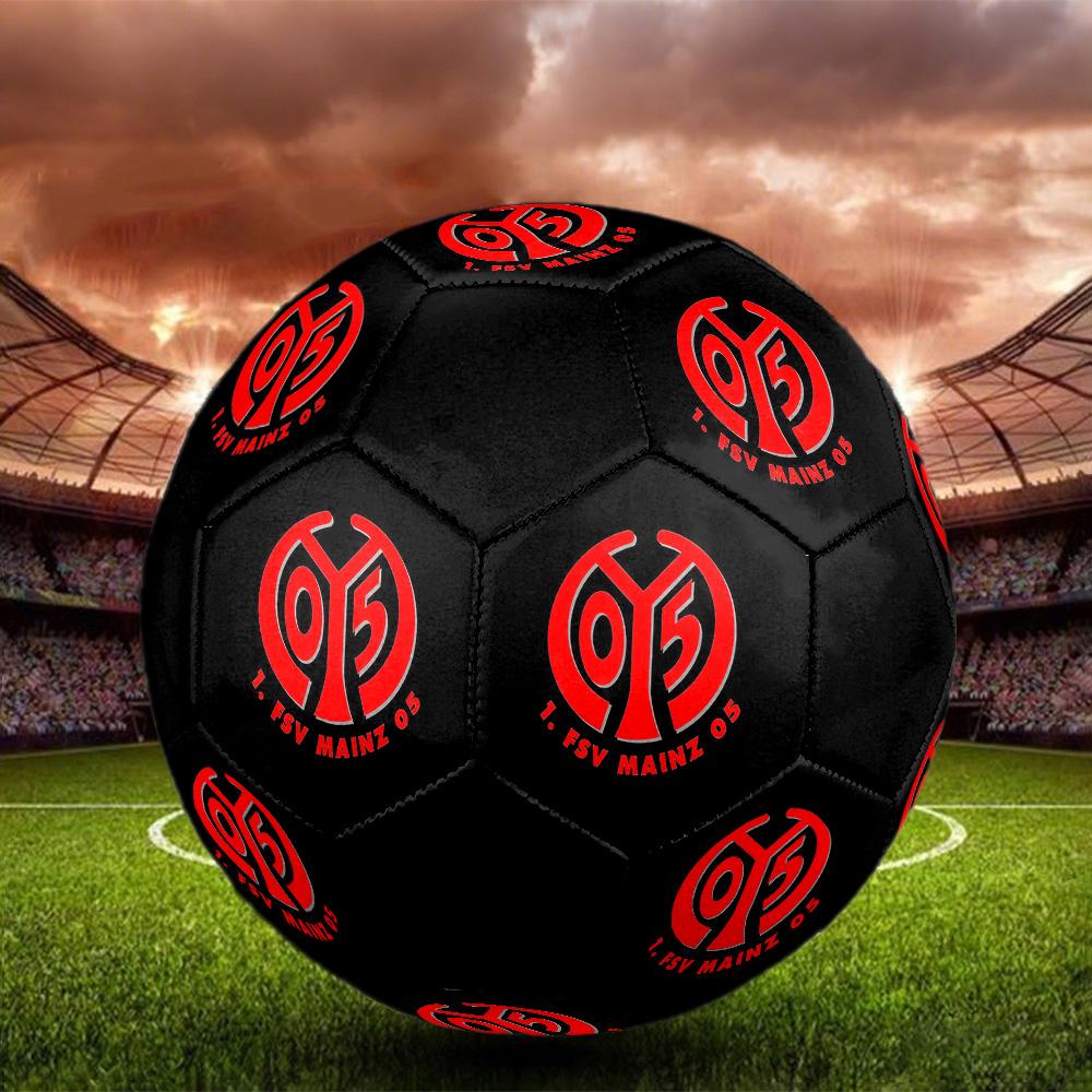 FSV Mainz 05 Soccer Ball Colorful All Ages Machine Stitched PVC Competition Ready Durable High-Bounce.SIZE5