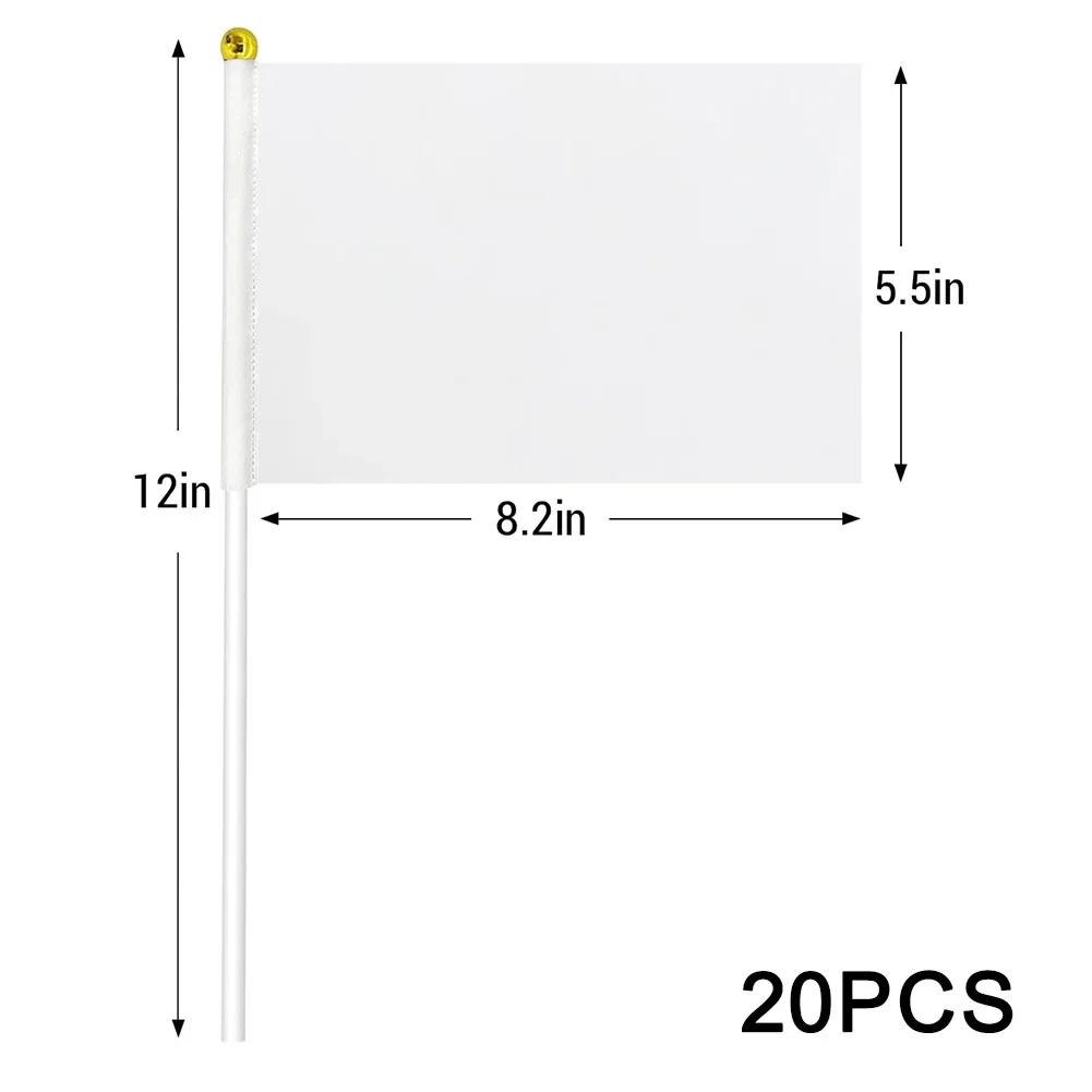 Set Of 20 Mini Flags On Poles For Custom Craft Projects Party Decorations Educational Events And Community Event Planning